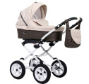 Коляска 2 в 1 Rant Dream Classic 05 коричневый-бежевый