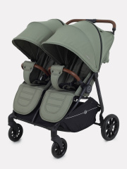Коляска прогулочная для двойни Rant Twinny Olive 2025