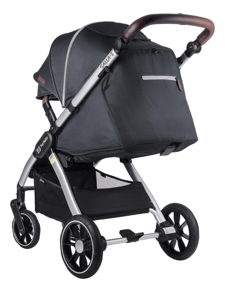 Коляска детская прогулочная Farfello Galla-S (Black/Черный)