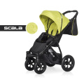 Прогулочная коляска Riko Basic Scala 06, цвет: салатовый
