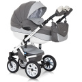 Коляска 3 в 1 Riko Bruno Ecco 17 серый