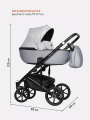 Коляска 2 в 1 Riko Basic Ozon Shine 03 серый