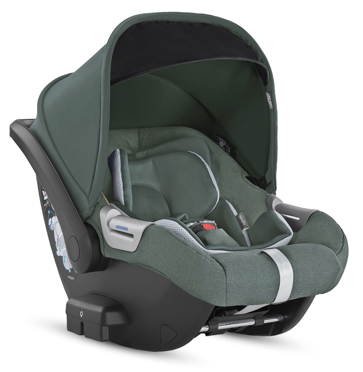 Коляска 3 в 1 Inglesina Aptica  с подставкой под люльку Stand Up, Neptune Greyish