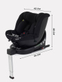 Автокресло Mowbaby Stage isofix (40-150 см) 0-36 кг Black