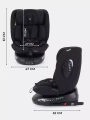 Автокресло Rant Helix isofix группа 0/1/2/3 (40-150 см; 0-36 кг), Black
