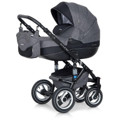 Коляска 2 в 1 Riko Bruno 01 серый