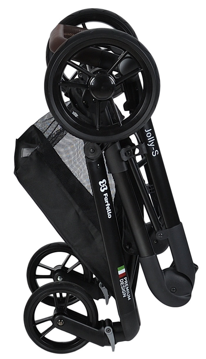 Коляска модульная 2 в 1 Farfello Jolly-S (J-88 серый)