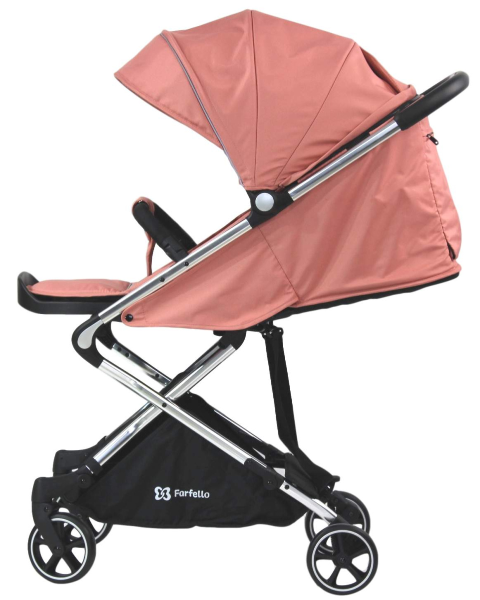 Коляска детская прогулочная Farfello Bliss  (Coral/ Коралловый)