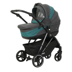 Коляска 2 в 1 Rant Neo черно-бирюзовый
