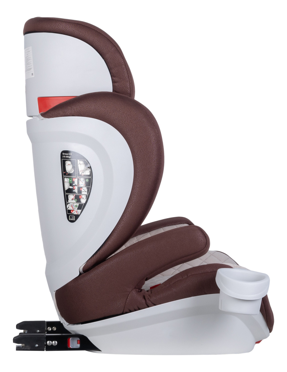 Автокресло детское Farfello CS-004 кофейный/coffee YB802A/C