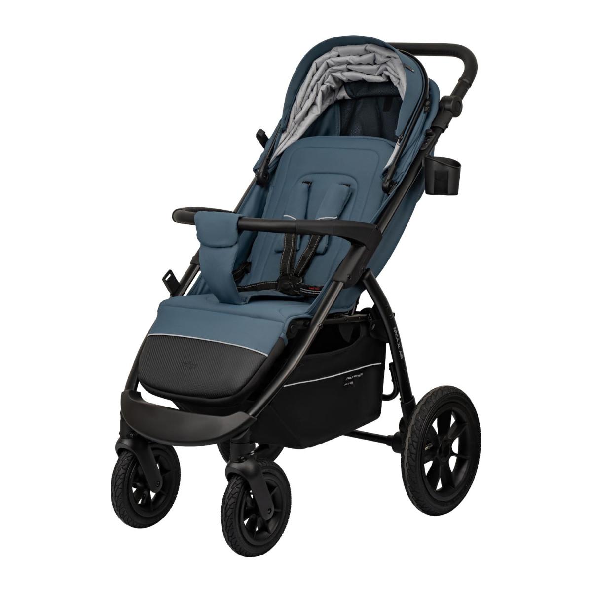 Коляска прогулочная Indigo EPICA XL AIR с сумкой синий