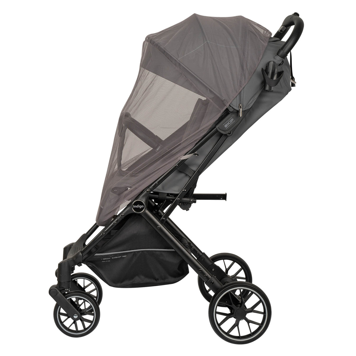 Коляска прогулочная Indigo SKIP темно-серый
