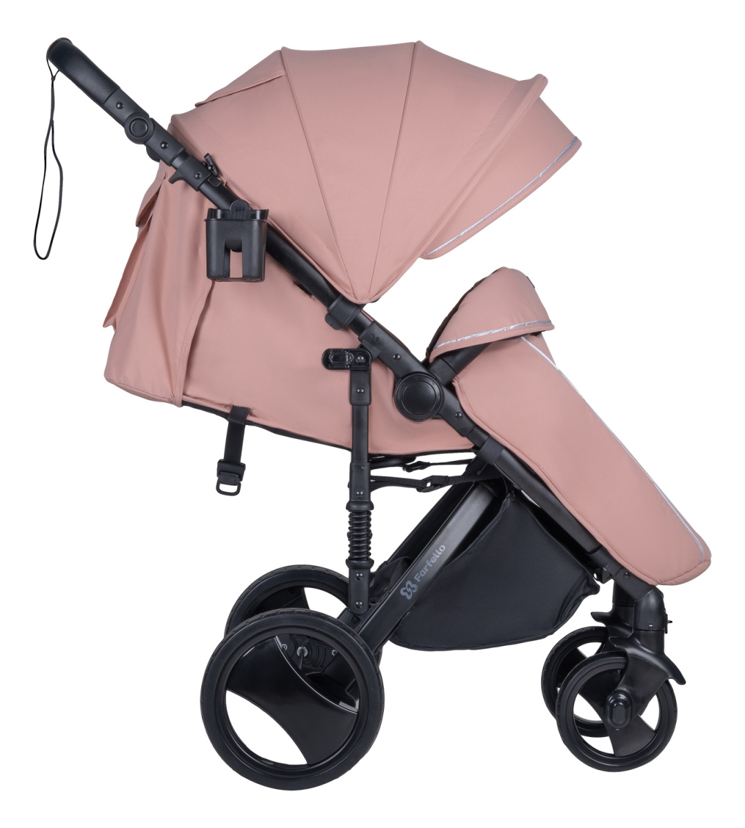 Коляска детская прогулочная Farfello Bino Angel Plus (Powdery/Пудровый)