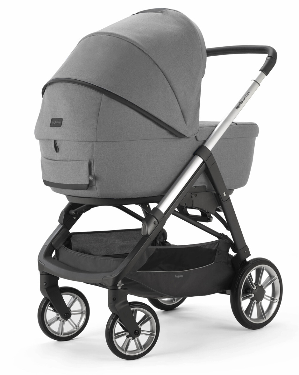Коляска 3 в 1 Inglesina Aptica  с подставкой под люльку Stand Up, Kensington Grey