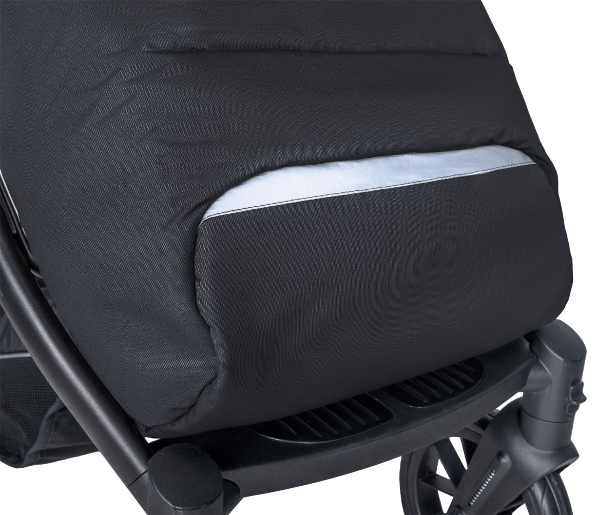 Коляска детская прогулочная Farfello Bonnie black (Charcoal Black/Угольно-черный)