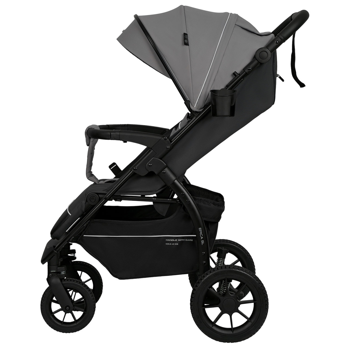 Коляска прогулочная Indigo EPICA SL, светло-серый