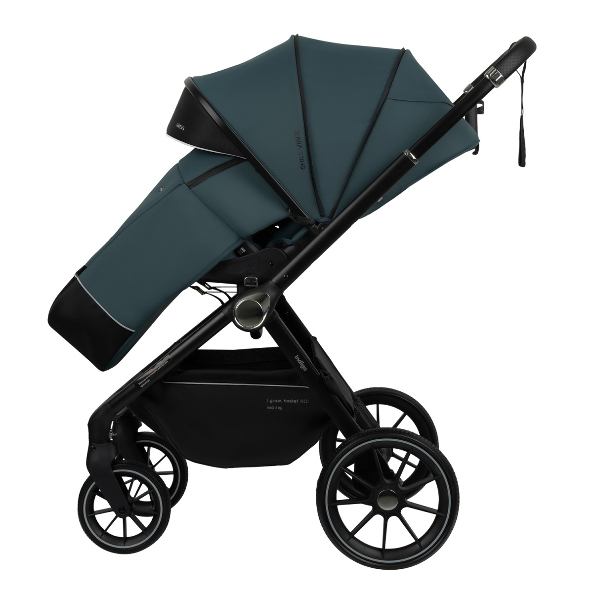 Коляска прогулочная Indigo GLOSS зелёный