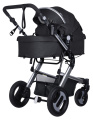Коляска трансформер Farfello Diamond All-season (Насыщенный Черный)