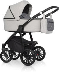 Коляска 3 в 1 Riko Villa 01 серый