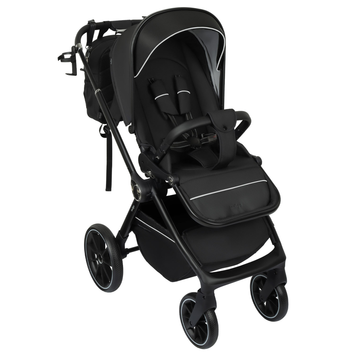 Коляска прогулочная Indigo GLOSS черный