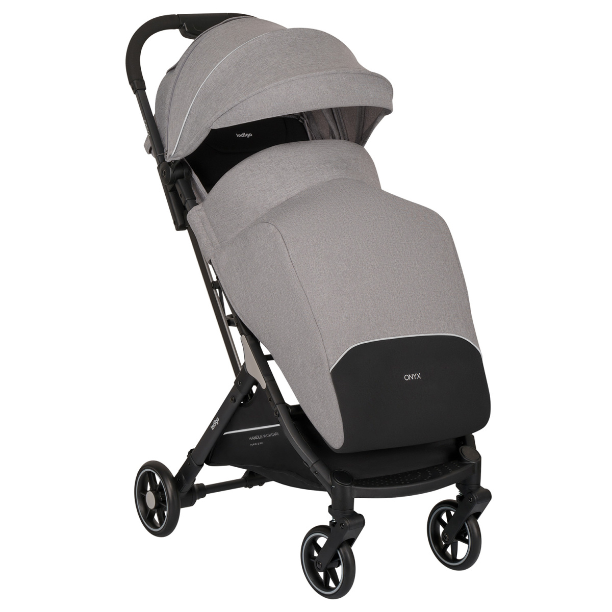 Коляска прогулочная Indigo ONYX серый