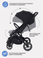 Коляска прогулочная Mowbaby Turbo 2.0 2025 Black