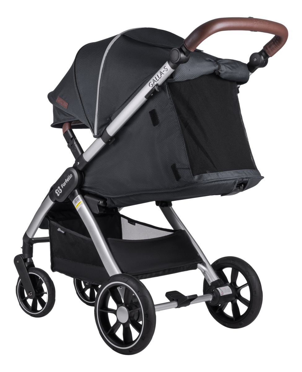 Коляска детская прогулочная Farfello Galla-S (Black/Черный)