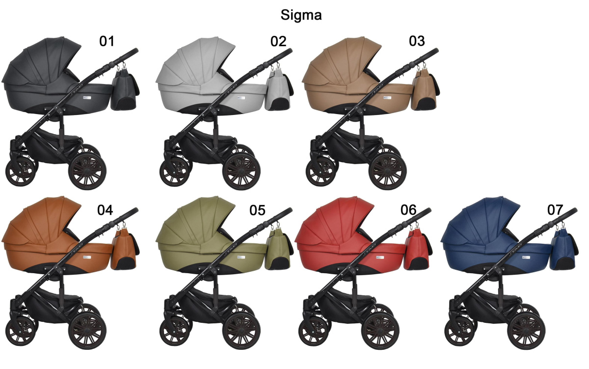 Коляска 2 в 1 Riko Sigma 05 оливковый