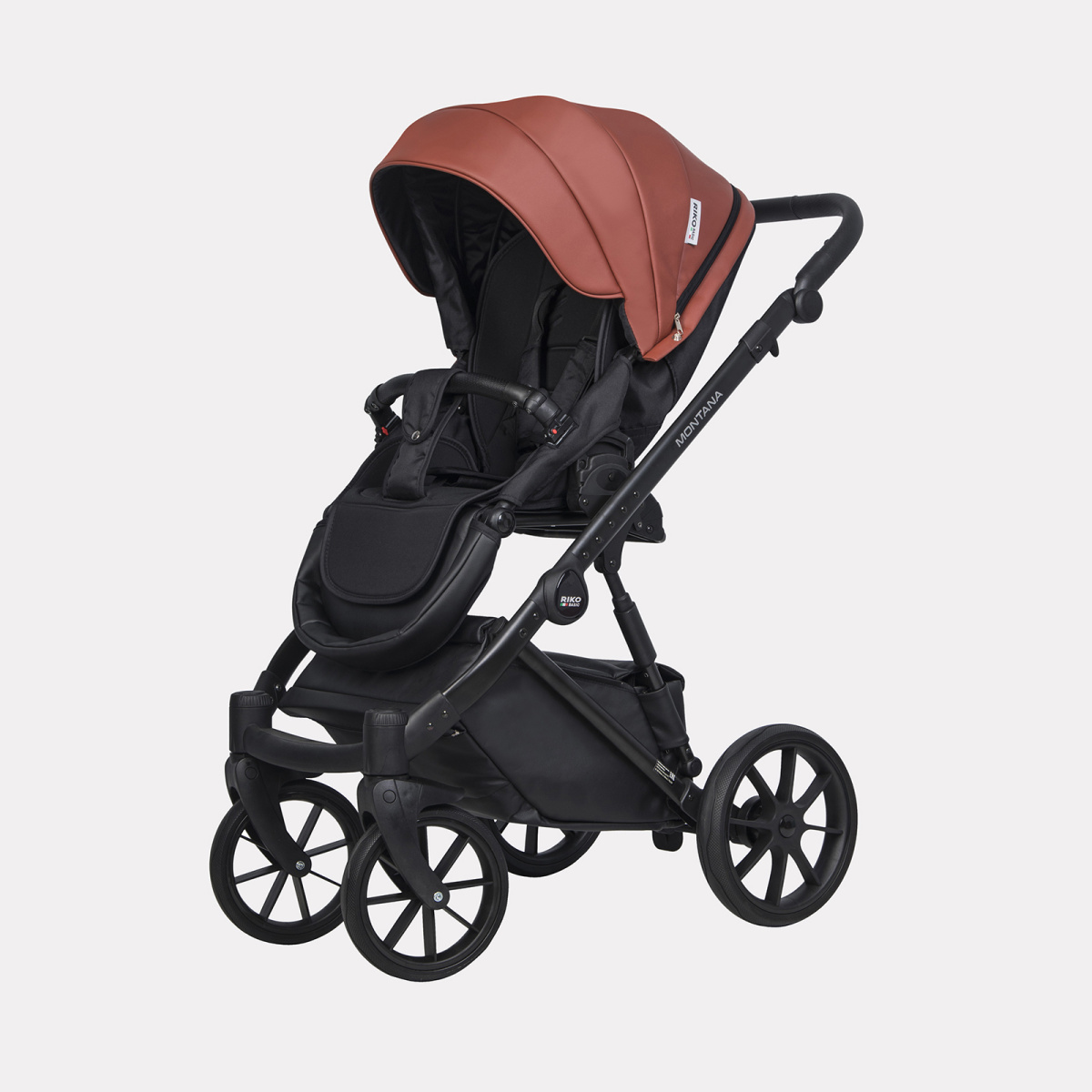 Коляска 3 в 1 Riko Basic Montana Ecco 17 MAROON
