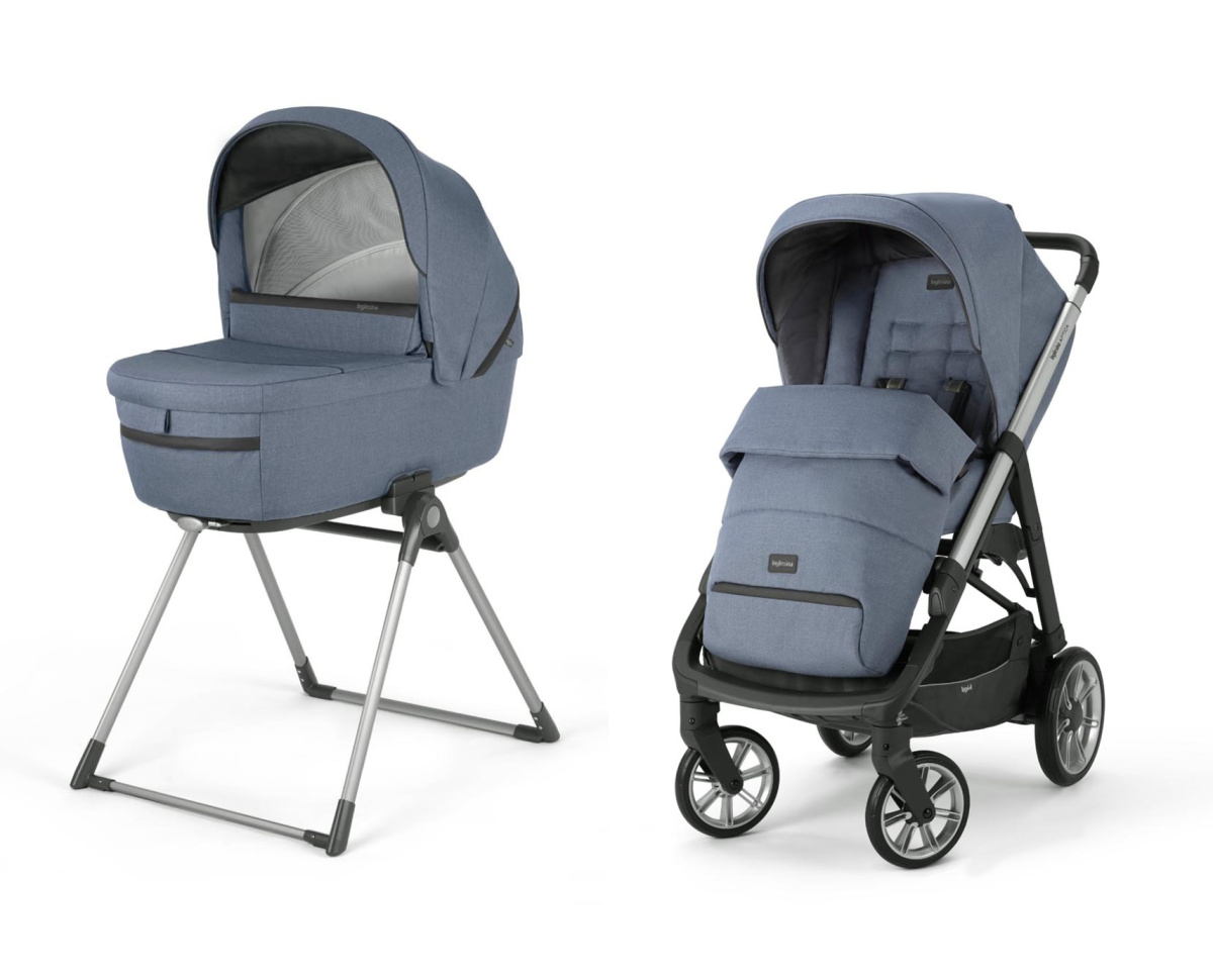 Коляска INGLESINA Aptica System Duo 2 в 1 на шасси Aptica Grafite, цвет ALASKA BLUE