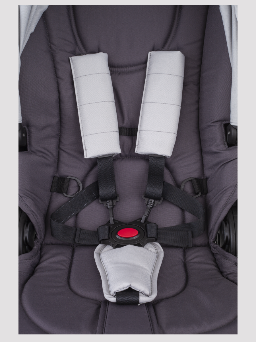 Коляска прогулочная Rant Bloom Star RA148 Soft Grey. Цвет: Серый