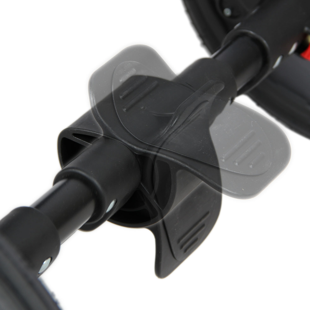 Коляска 2 в 1 Indigo MIO - Mi 07 (черная кожа+черный узор)