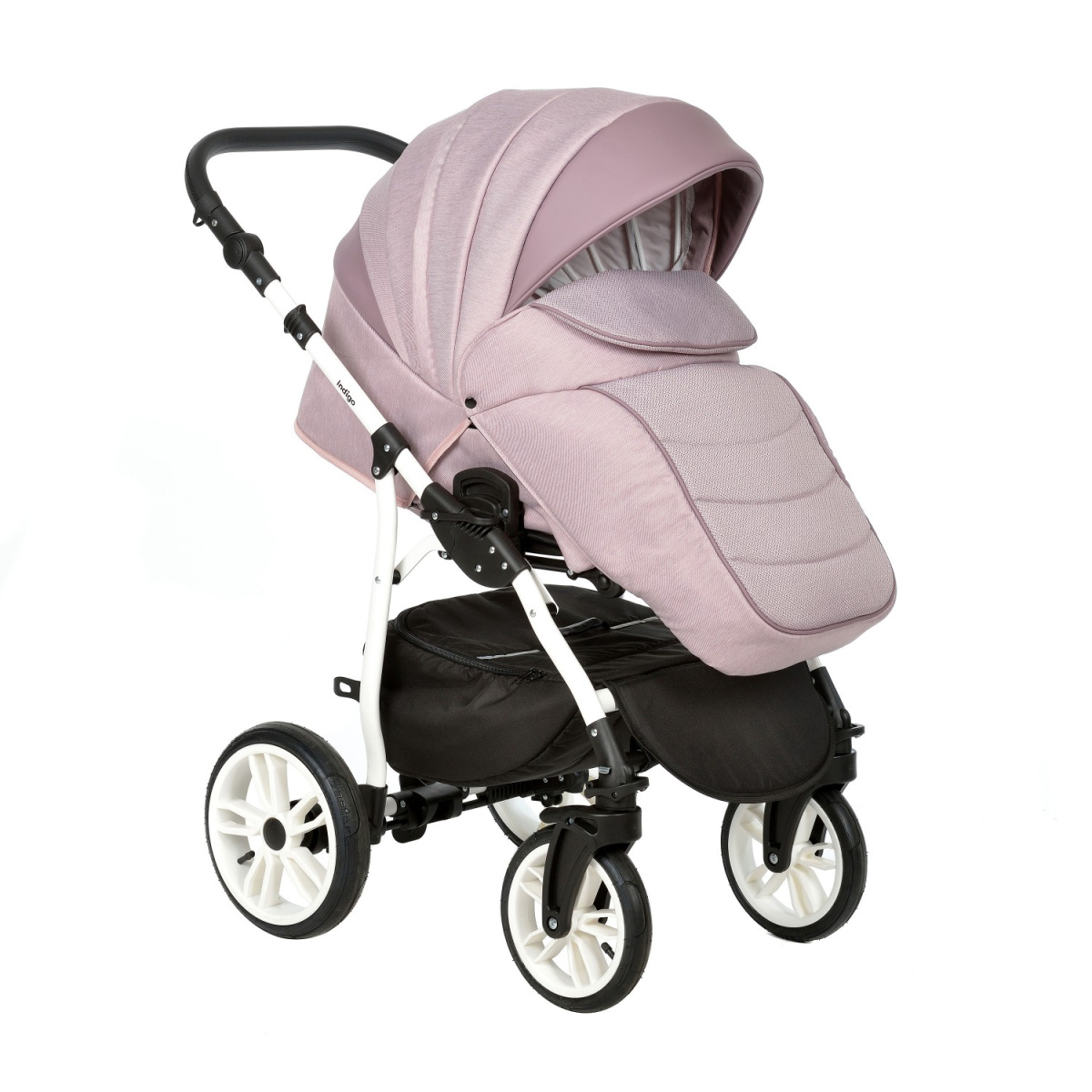 Коляска 2 в 1 Indigo, In 04 (Темная пудра)