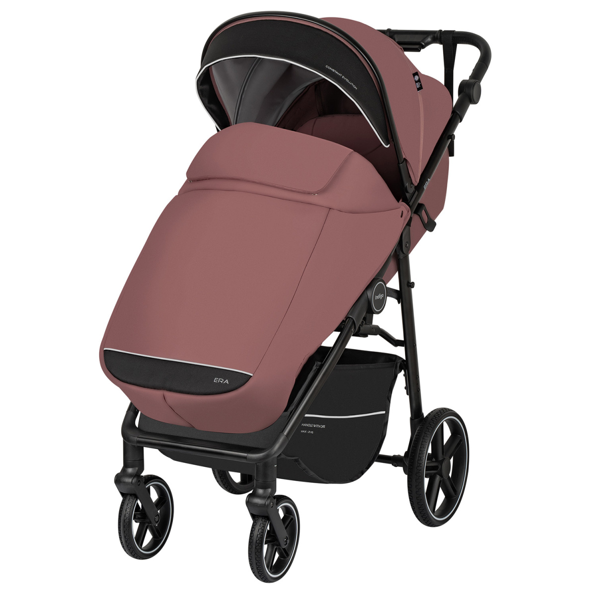 Коляска прогулочная Indigo ERA розовый