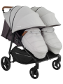 Коляска прогулочная для двойни Rant Twinny RA151 Soft grey. Цвет: Серый