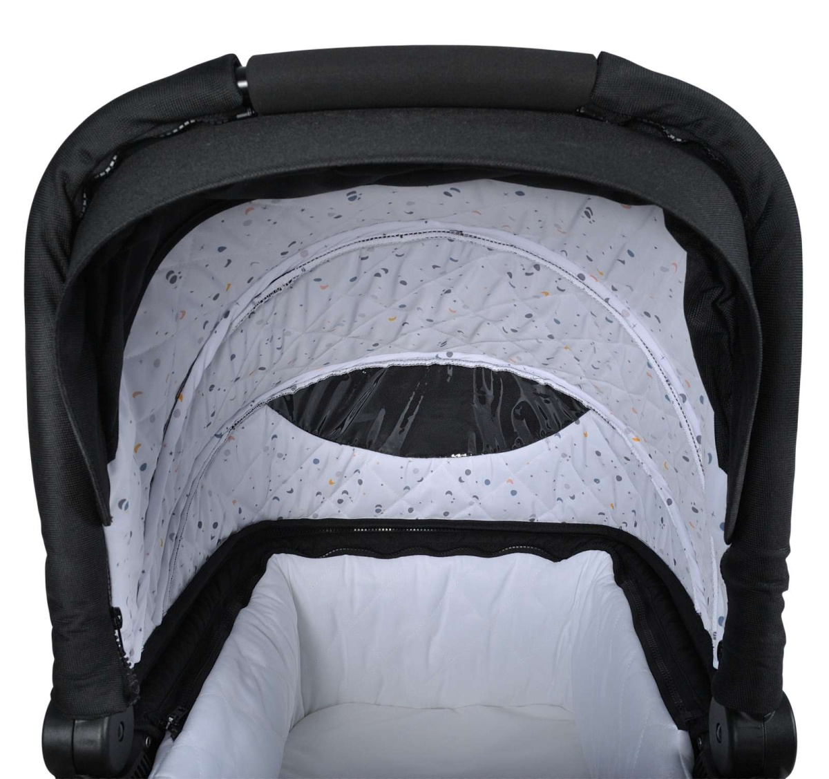 Коляска модульная 2 в 1 Farfello Jolly-S (J-77 чёрная)