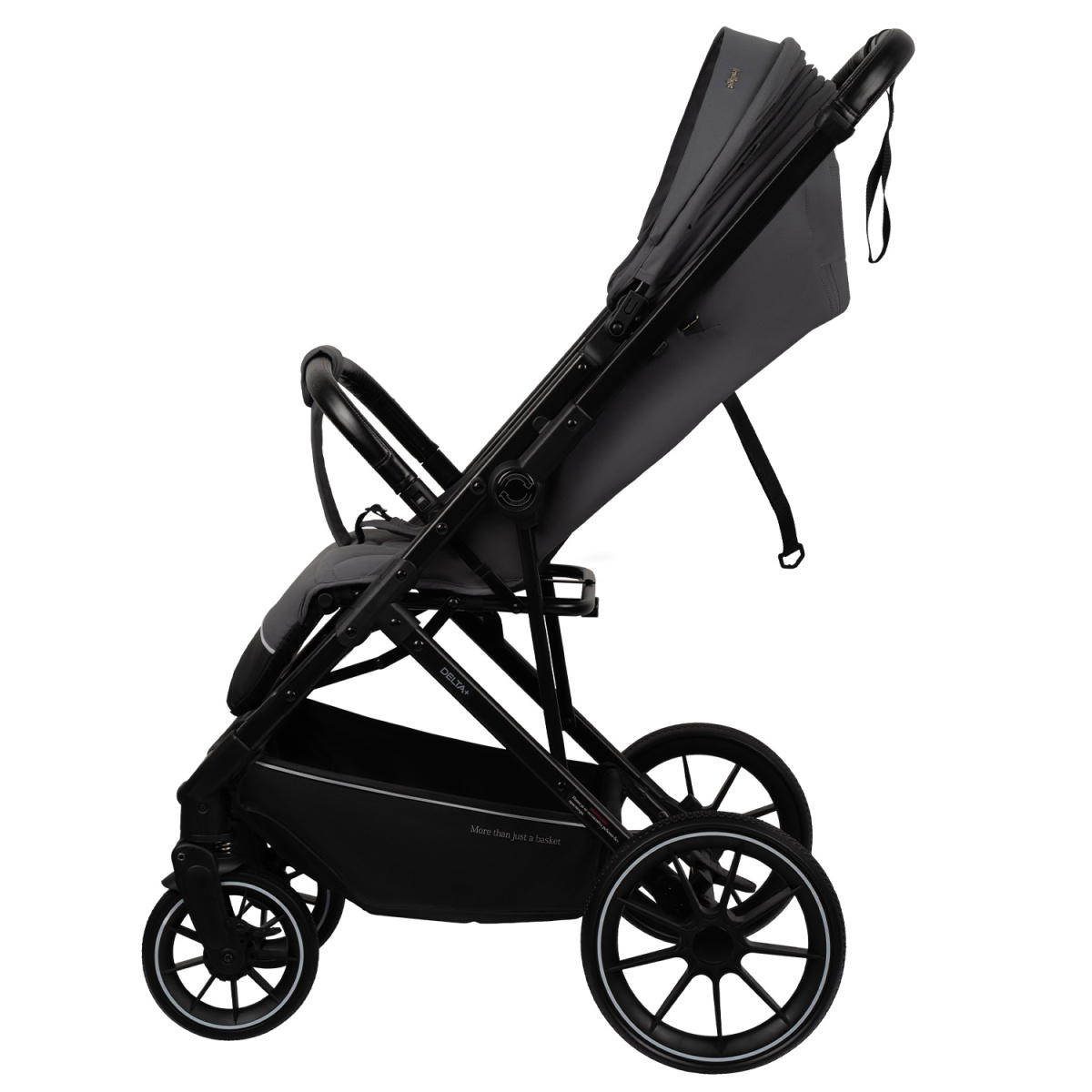 Коляска прогулочная Indigo Delta+ темно-серый