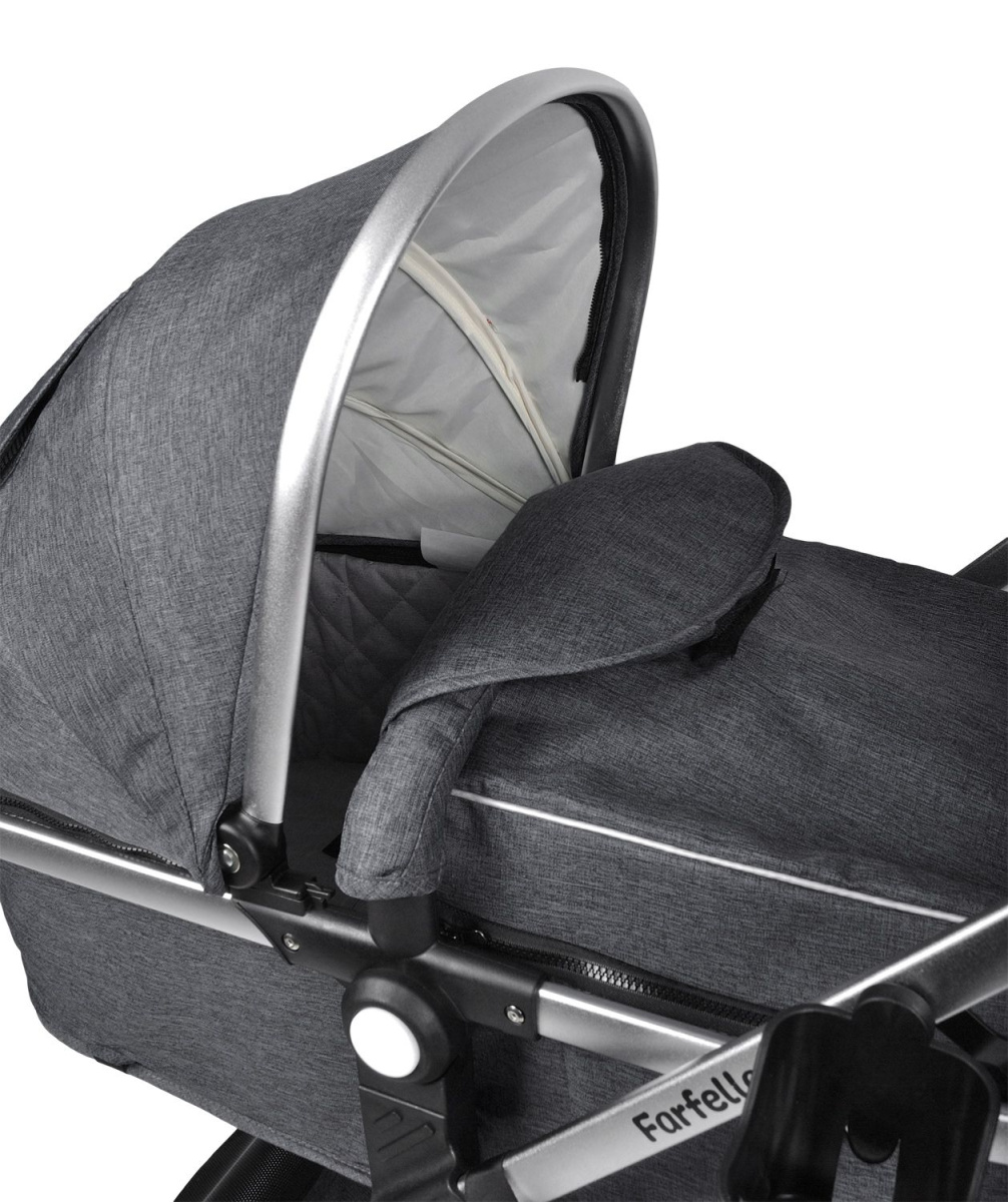 Коляска трансформер Farfello Pristina (Черный PS-15)