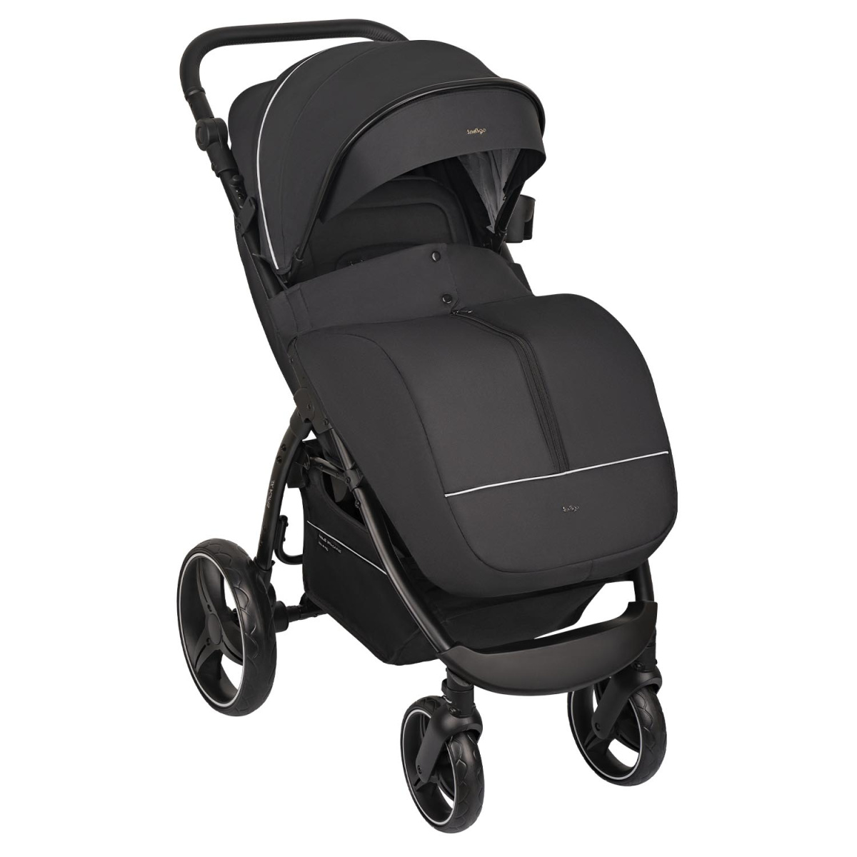 Коляска прогулочная Indigo EPICA XL черный