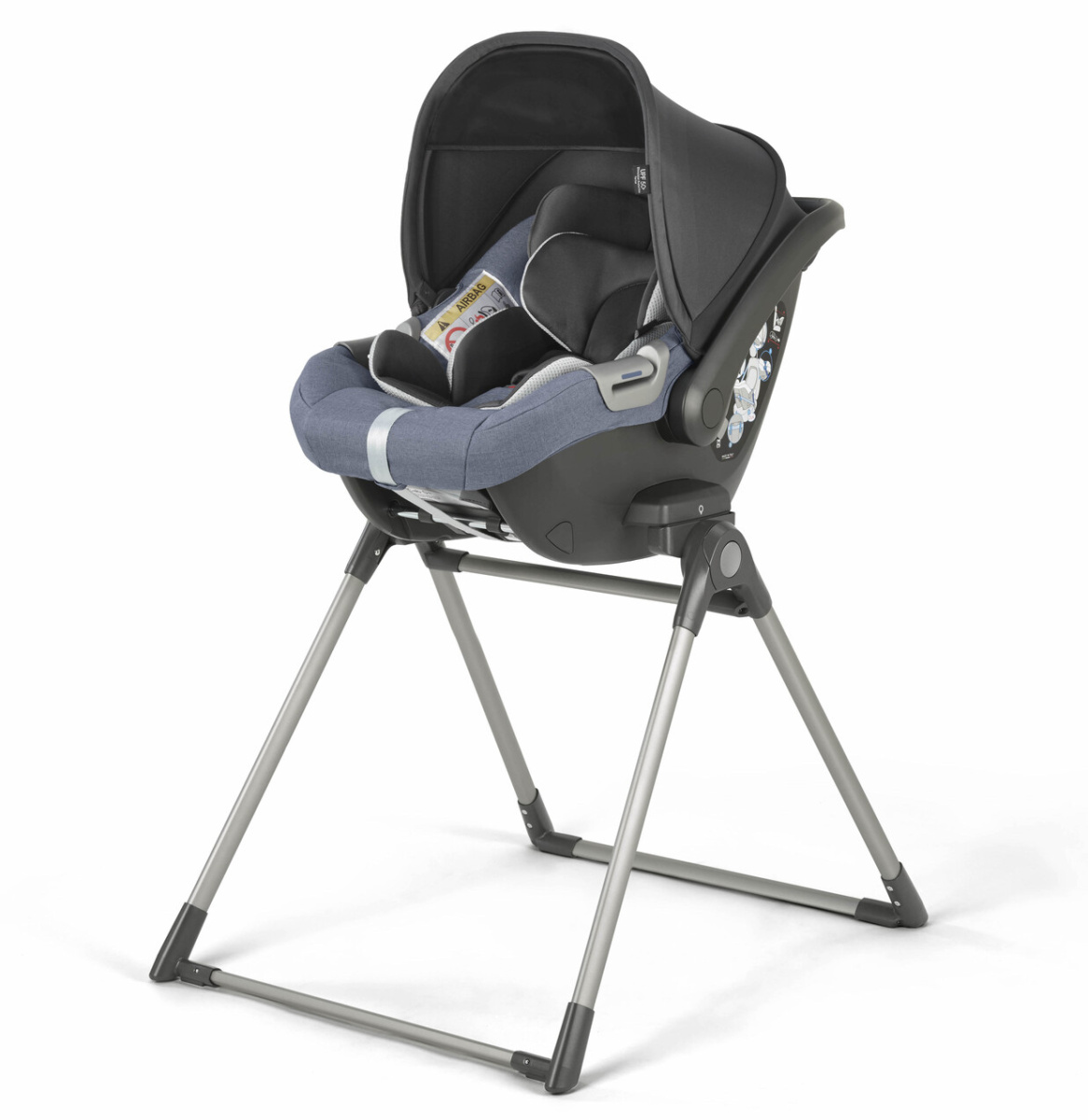 Коляска 3 в 1 Inglesina Aptica с подставкой под люльку Stand Up, Alaska Blue