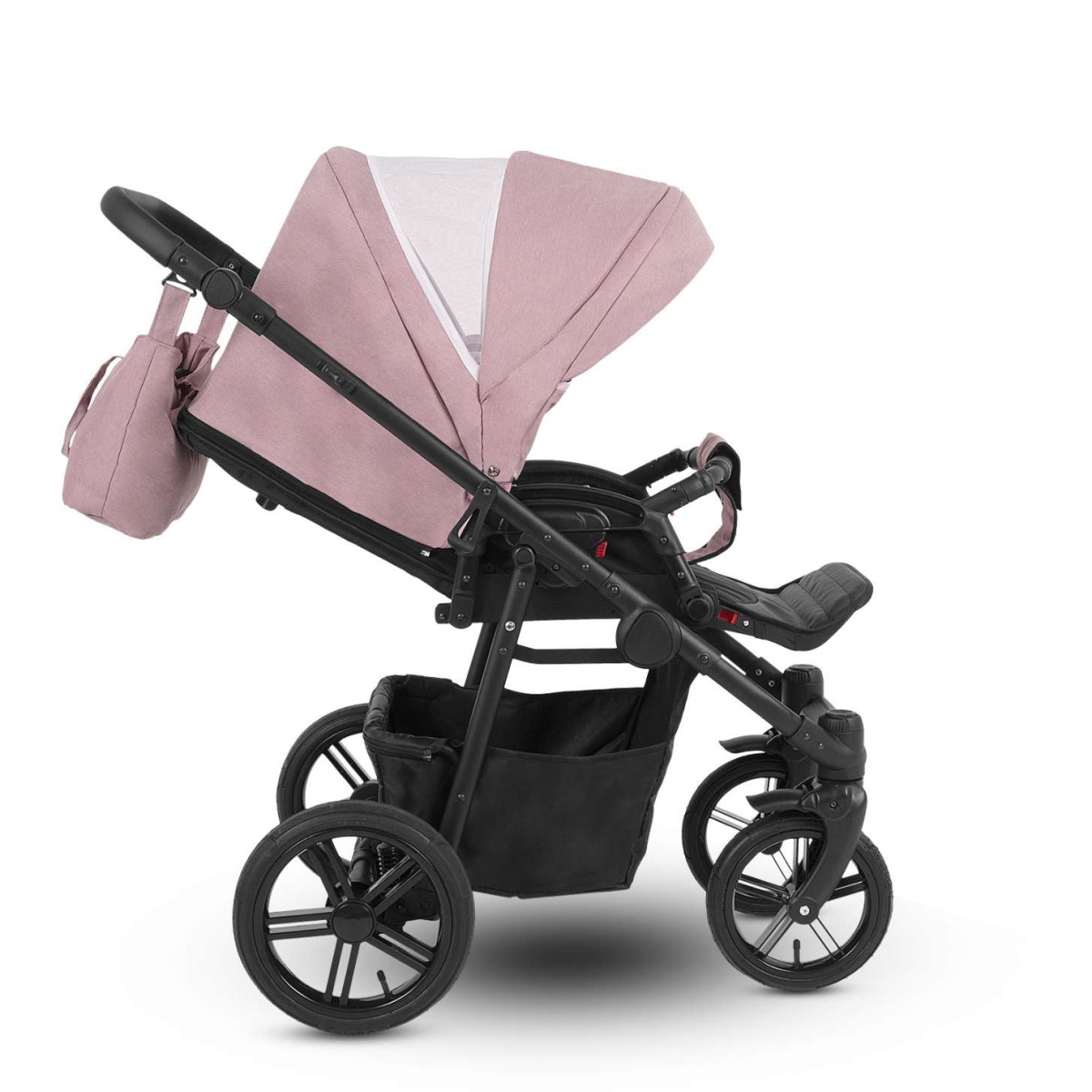 Коляска Camarelo Picco 3 в 1 пудровый меланж