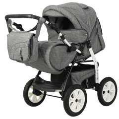 Коляска прогулочная Bart-Plast Victoria Prime PKL 02, цвет: черный джинс