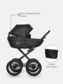 Коляска 2 в 1 Riko Basic Aicon Ecco Prestige 01 черный
