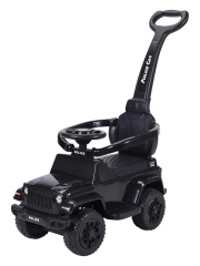 Детская каталка Sevillababy Police 3 в 1 с ручкой BC219 black/черный