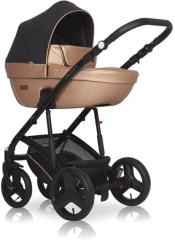 Коляска 3 в 1 Riko Basic Aicon 09 черно-оранжевый