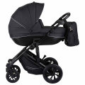 Коляска 2 в 1 Indigo Coin, Черный