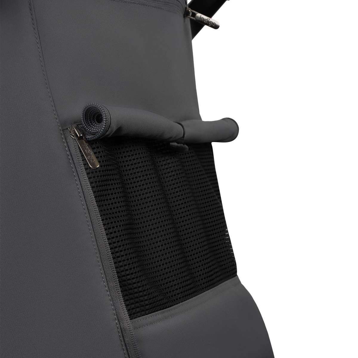 Коляска прогулочная Indigo Delta+ темно-серый