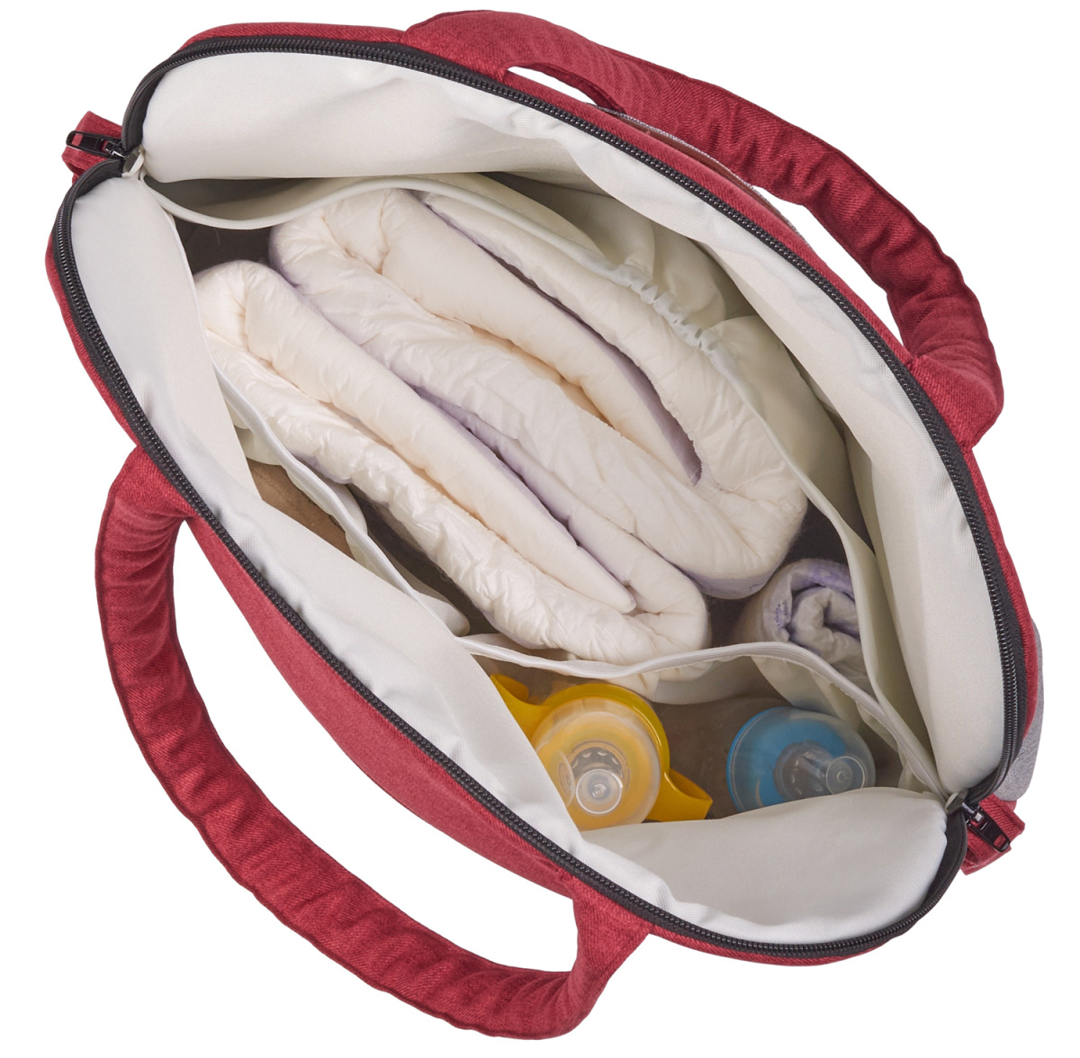 Коляска модульная 2 в 1 Farfello Zuma Duo Comfort (ZDC-11 Рубиновый)