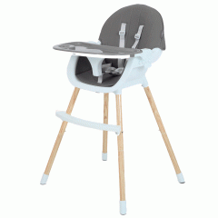 Стульчик для кормления Mowbaby Crispy grey