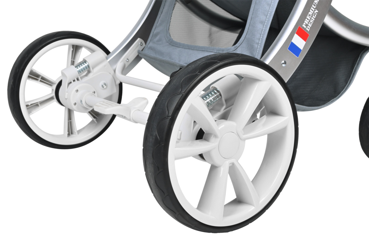 Коляска трансформер Farfello Aimile Original New Pearl (Стальной Серый NDP-3)